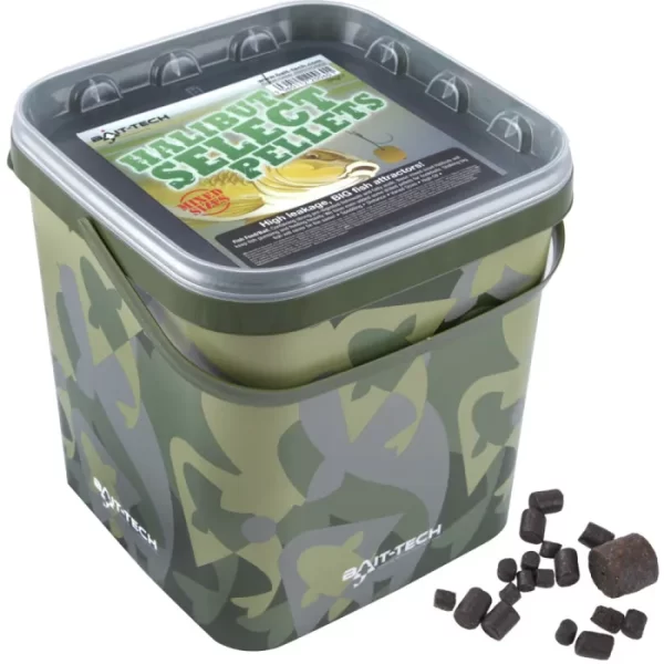 Bait-Tech Camo Buckets Halibut Select Pellets 3kg