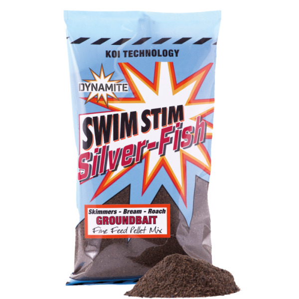 Dynamite Baits Swim Stim Commercial - Silver Fish Groundbait Dark 900g